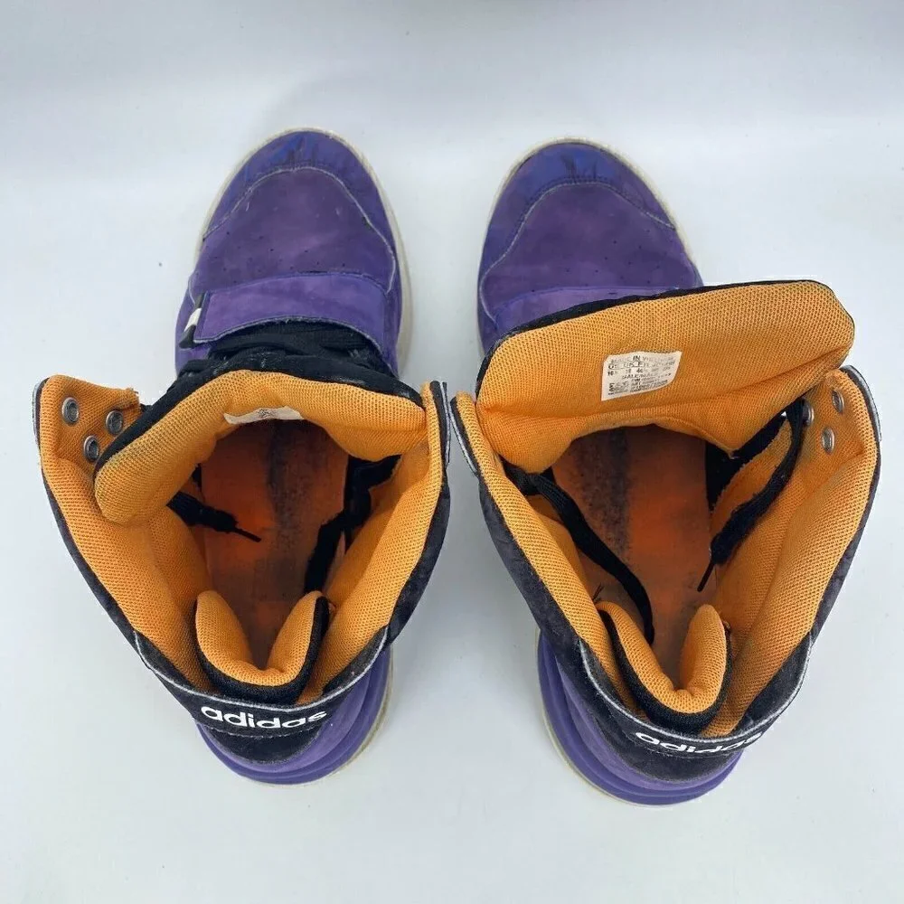 Adidas Streetball 1.5 Men Size 10.5 Lace Up Purple Black Athletic Shoes G99871